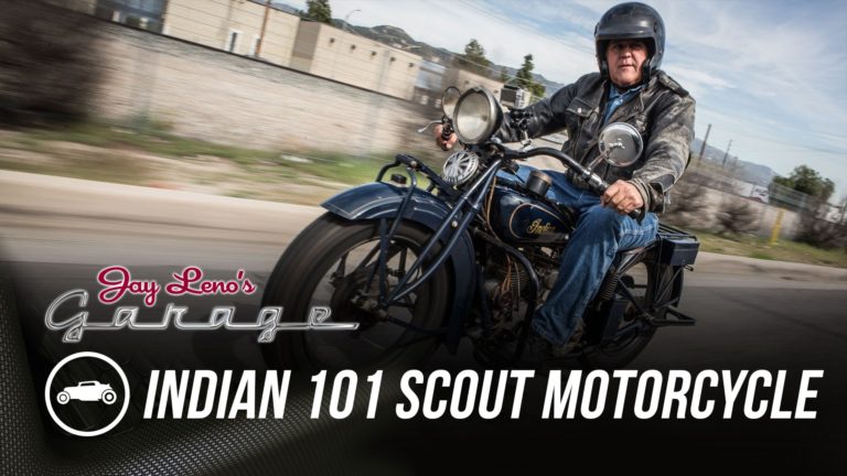 Indian 101 Scout with Jay Leno