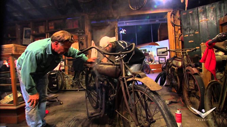 100 Year Old Indian – Getting ready for a ride